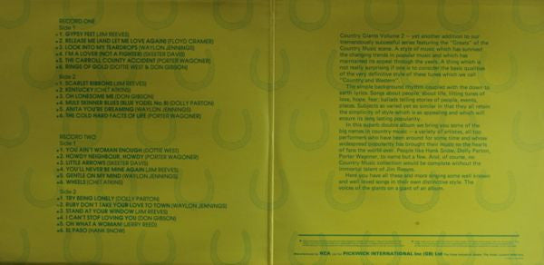 Various : Country Giants Vol. 2 (2xLP, Comp)