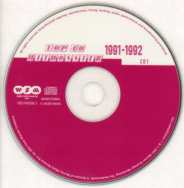 Various : Top 40 Hitdossier 1991-1992 (2xCD, Comp)