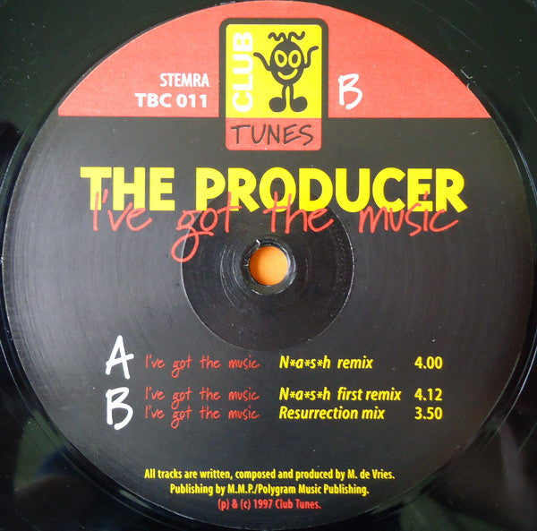 The Producer (3) : I've Got The Music (12")