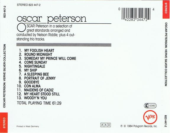 Oscar Peterson : The Silver Collection (CD, Comp, RE)