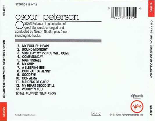 Oscar Peterson : The Silver Collection (CD, Comp, RE)