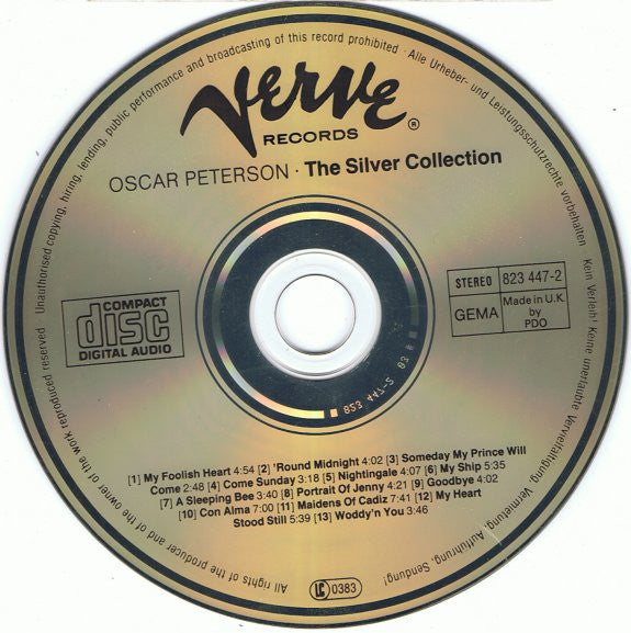 Oscar Peterson : The Silver Collection (CD, Comp, RE)