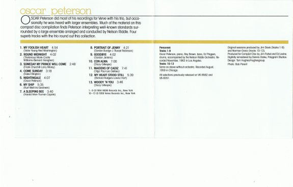 Oscar Peterson : The Silver Collection (CD, Comp, RE)