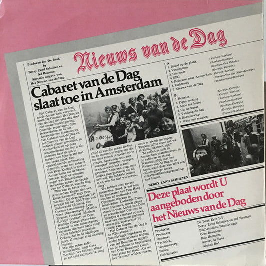Cabaret Van De Dag : Nieuws Van De Dag (LP, Album)