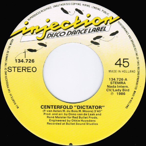 Centerfold : Dictator (7", Single)