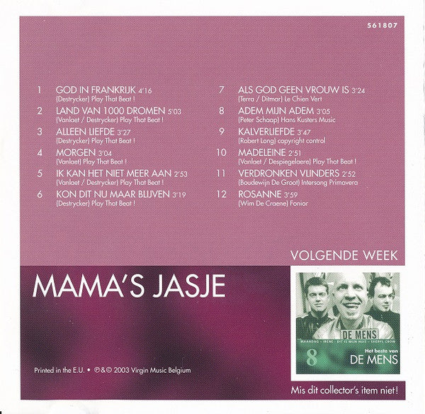 Mama's Jasje : Het Beste Van Mama's Jasje (CD, Comp)