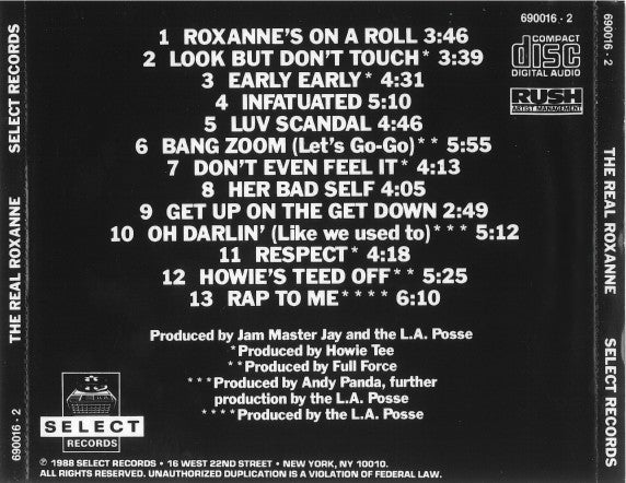 The Real Roxanne : The Real Roxanne (CD, Album)