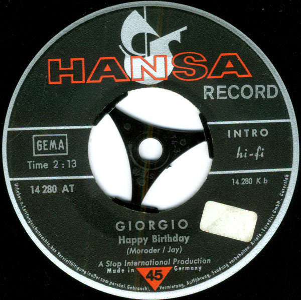 Giorgio Moroder : Looky, Looky  (7", Single, Mono)
