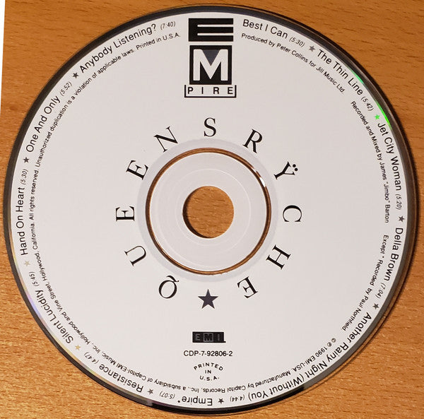 Queensrÿche : Empire (CD, Album, JAX)