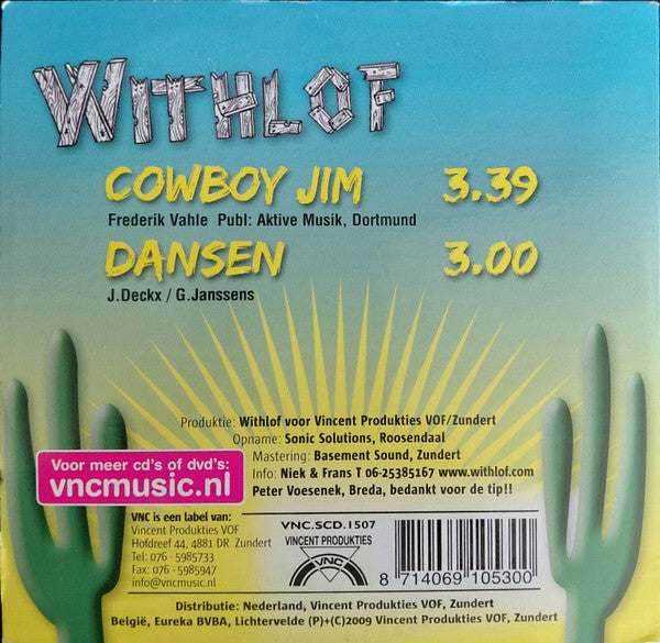 Withlof : Cowboy Jim (CD, Single)