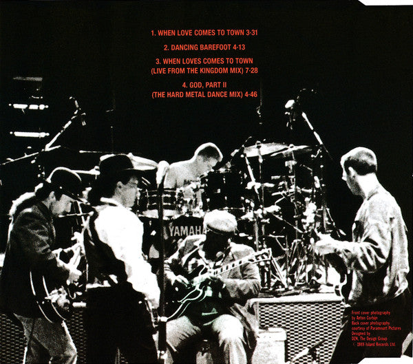 U2 With B.B. King : When Love Comes To Town (CD, Single)
