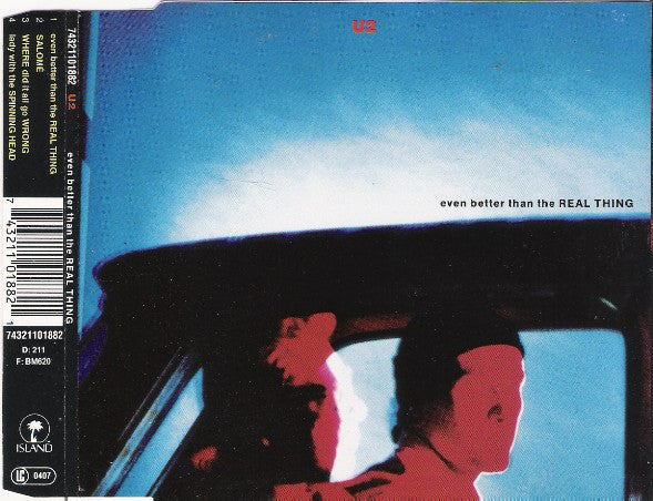 U2 : Even Better Than The Real Thing (CD, Single)