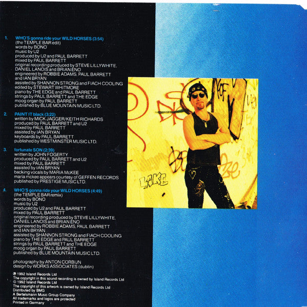 U2 : Who's Gonna Ride Your Wild Horses (CD, Maxi)