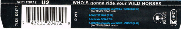 U2 : Who's Gonna Ride Your Wild Horses (CD, Maxi)