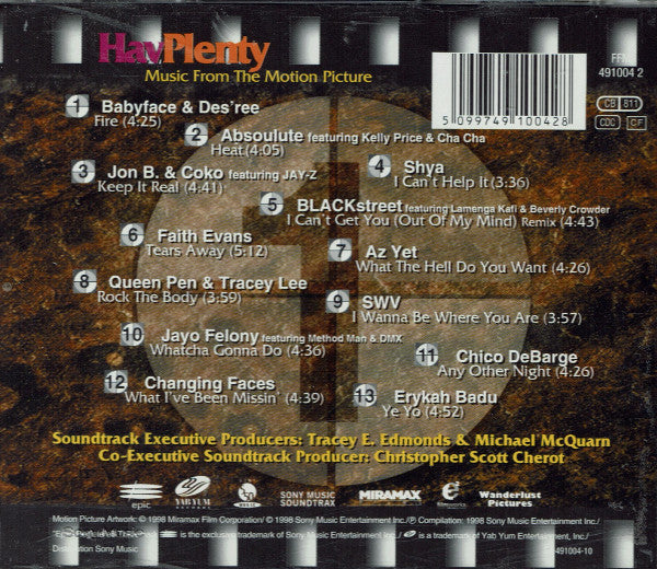 Various : Hav Plenty (Music From The Motion Picture) (CD, Comp)