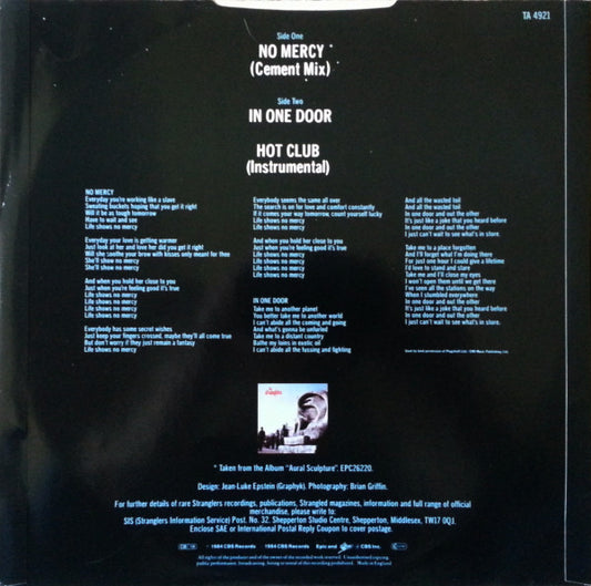 The Stranglers : No Mercy (12", Single)