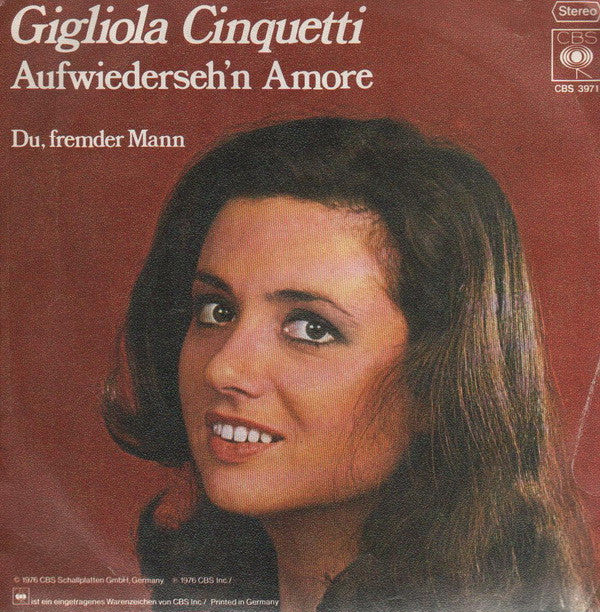 Gigliola Cinquetti : Aufwiederseh'n Amore (7", Single)