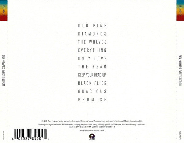 Ben Howard (2) : Every Kingdom (CD, Album)