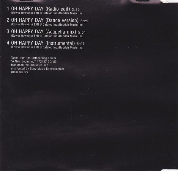 Club Nouveau : Oh Happy Day (CD, Maxi)