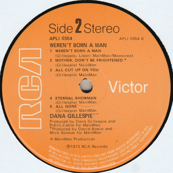 Dana Gillespie : Weren't Born A Man (LP, Album)