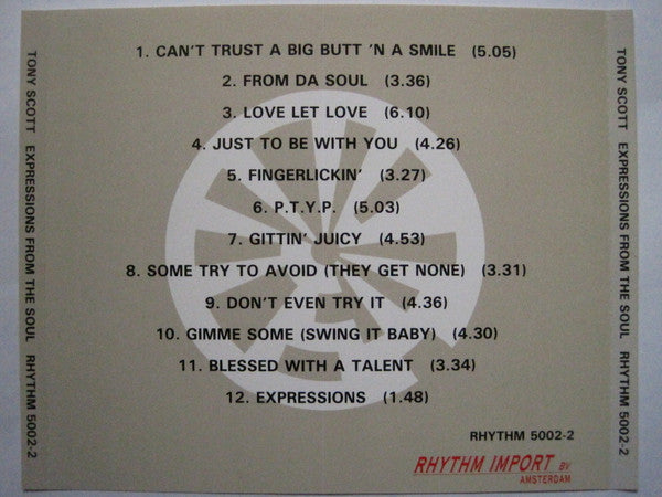 Tony Scott : Expressions From The Soul (CD, Album)