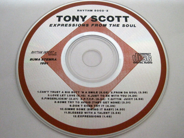 Tony Scott : Expressions From The Soul (CD, Album)