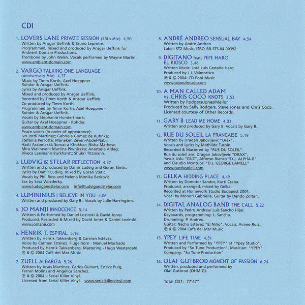 Various : Café Del Mar - 25th Anniversary (1980-2005) (3xCD, Comp)