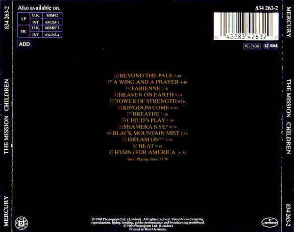 The Mission : Children (CD, Album)