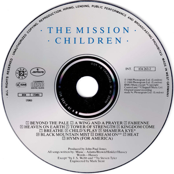 The Mission : Children (CD, Album)