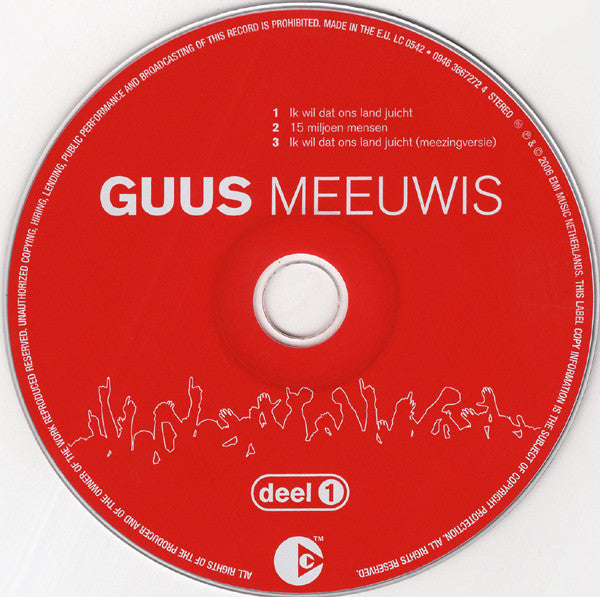 Guus Meeuwis : Ik Wil Dat Ons Land Juicht (CD, Single, Copy Prot., Dig)