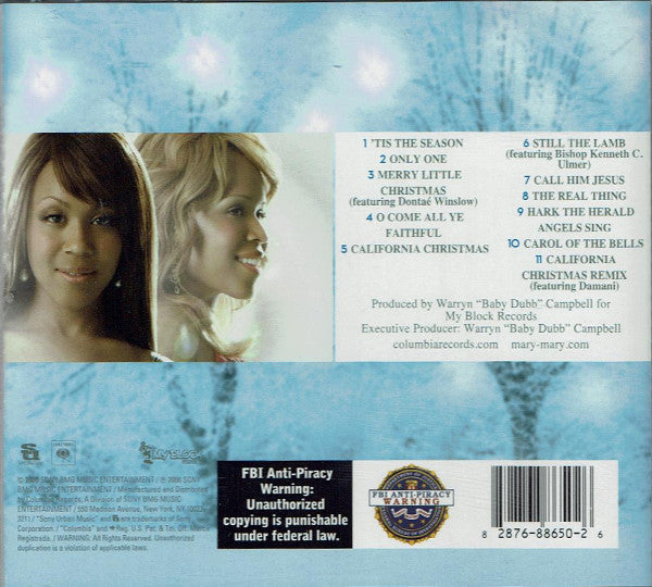 Mary Mary : A Mary Mary Christmas (CD, Album)