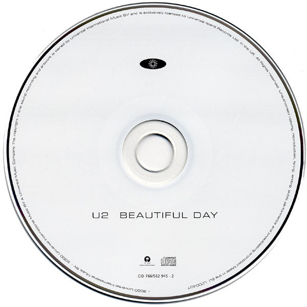 U2 : Beautiful Day (CD, Single, CD1)