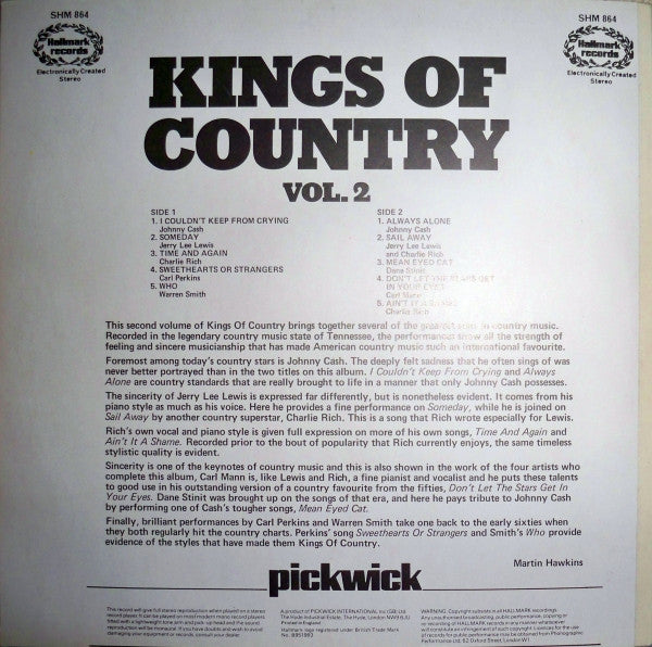 Various : Kings Of Country Vol.2 (LP, Comp)