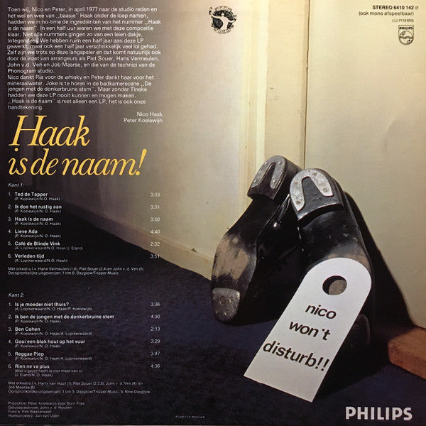 Nico Haak : Haak Is De Naam (LP, Album)