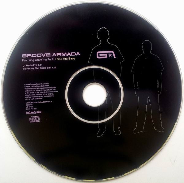 Groove Armada Featuring Gram'ma Funk : I See You Baby (CD, Single, Car)