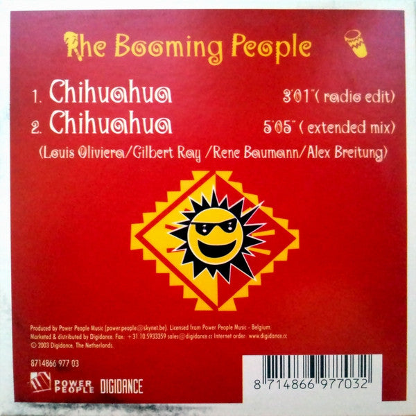 The Booming People : Chihuahua (CD, Single, Car)