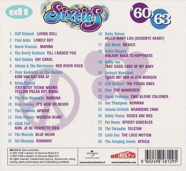 Various : Testament Van De Sixties (10xCD, Comp + 5xDVD, Comp + Box)