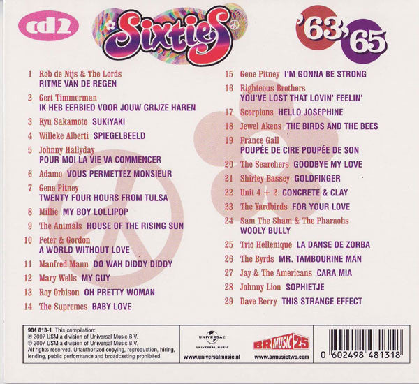 Various : Testament Van De Sixties (10xCD, Comp + 5xDVD, Comp + Box)