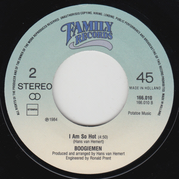 Boogiemen* : Line Up (Dance Into Something Good) (7", Single)