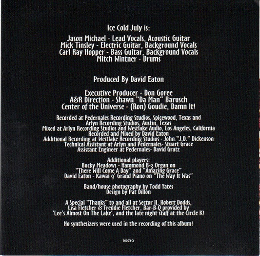 Ice Cold July : There Will Come A Day (CD, Album)