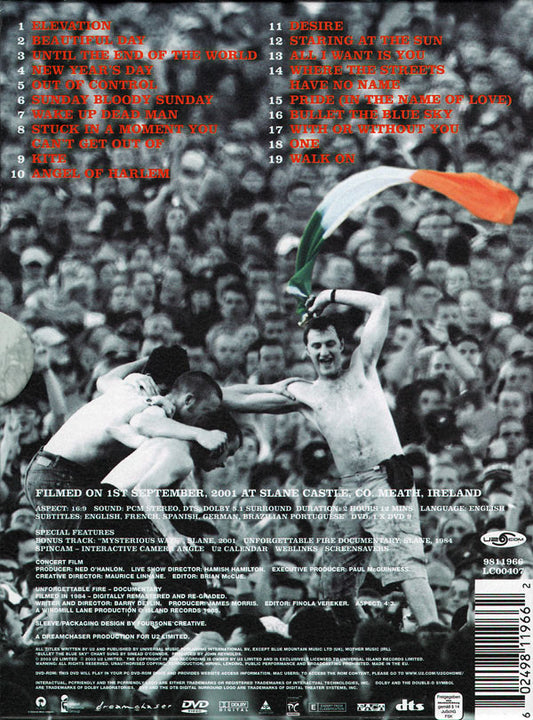 U2 : U2 Go Home (Live From Slane Castle Ireland) (DVD-V, Enh, PAL, DTS)