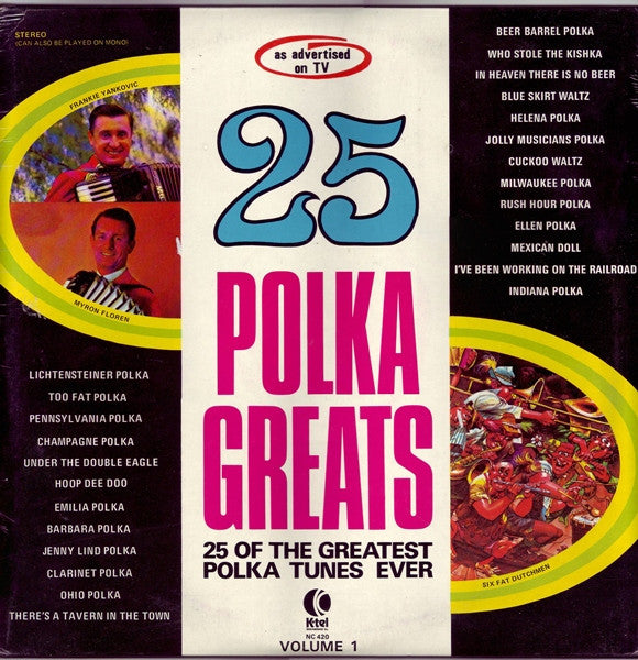 Various : 25 Polka Greats Volume 1 (LP, Comp)