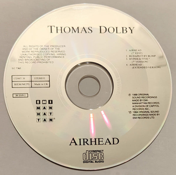 Thomas Dolby : Airhead (CD, Maxi)