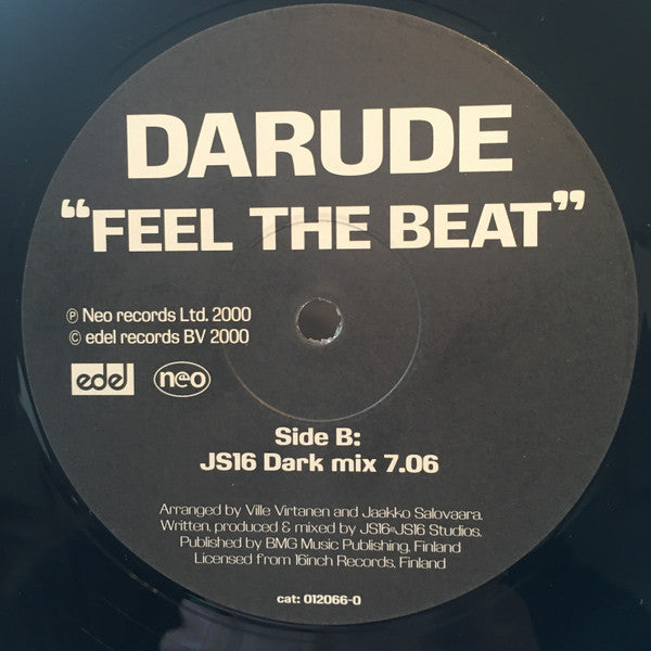 Darude : Feel The Beat (12", Promo)