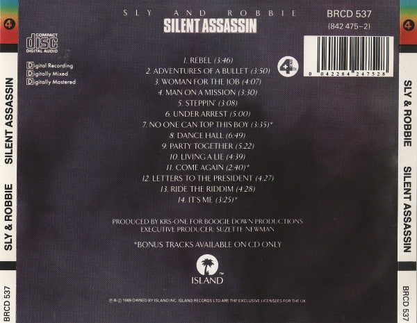 Sly & Robbie : Silent Assassin (CD, Album)