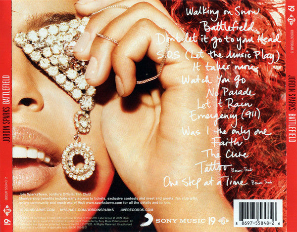 Jordin Sparks : Battlefield (CD, Album)