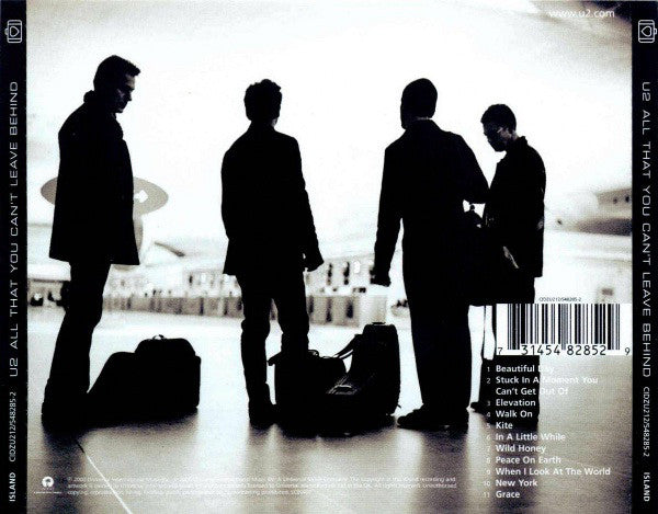 U2 : All That You Can't Leave Behind (CD, Album)