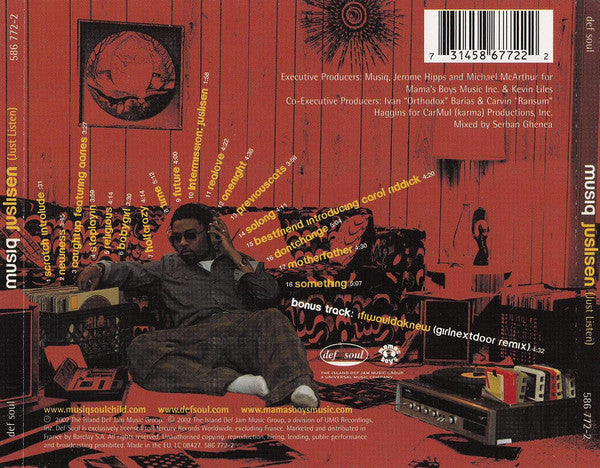 Musiq Soulchild : Juslisen (CD, Album)