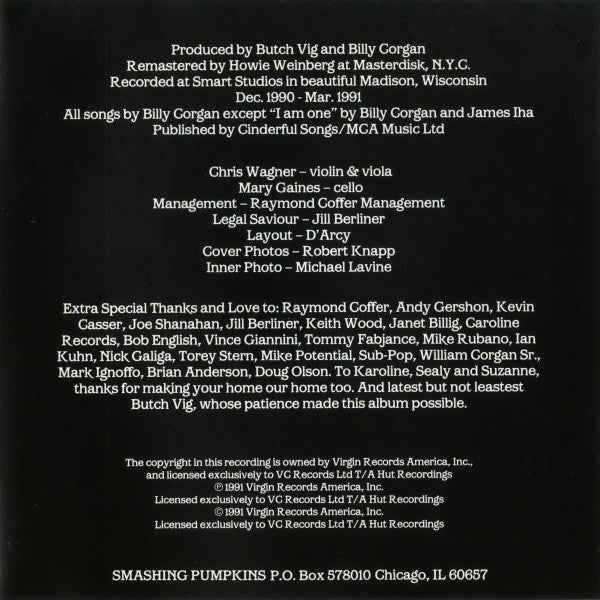 The Smashing Pumpkins : Gish (CD, Album, RE, RM)