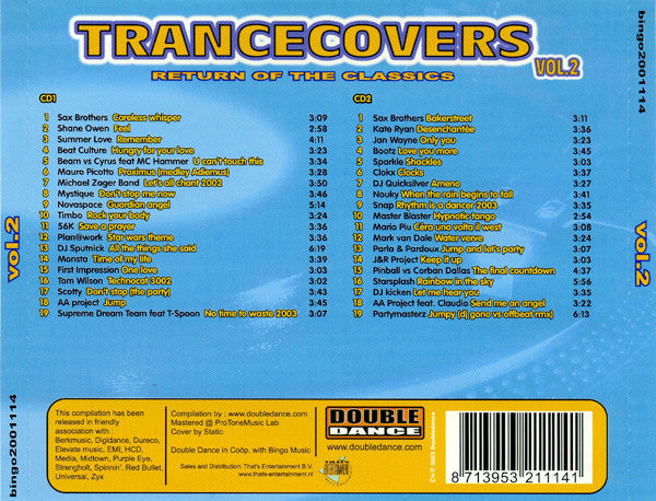 Various : Trance Covers Vol.2 (2xCD, Comp)